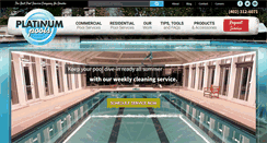 Desktop Screenshot of platinumpoolservice.com