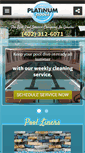 Mobile Screenshot of platinumpoolservice.com
